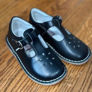 L'Amour Kids Black T-Strap Mary Jane Dress Shoes